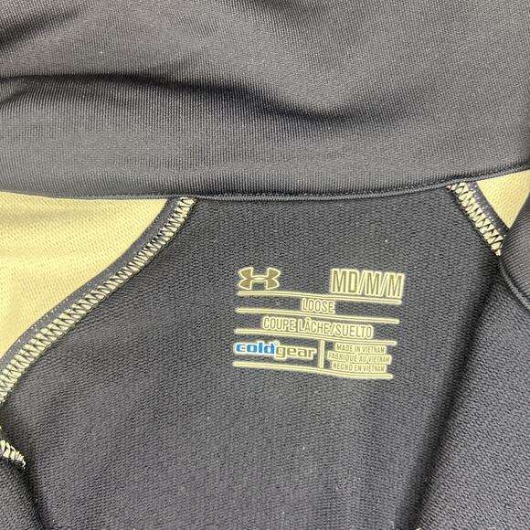 UNDER ARMOUR x NOTRE DAME Womens M ColdGear 1/2 Zip Performance Jacket Irish - Picture 5 of 7